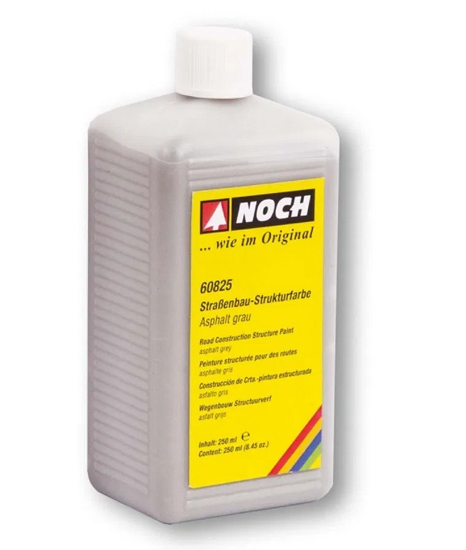 Noch 60825 Straßenbau-Strukturfarbe Asphalt grau 250 ml NEU OVP