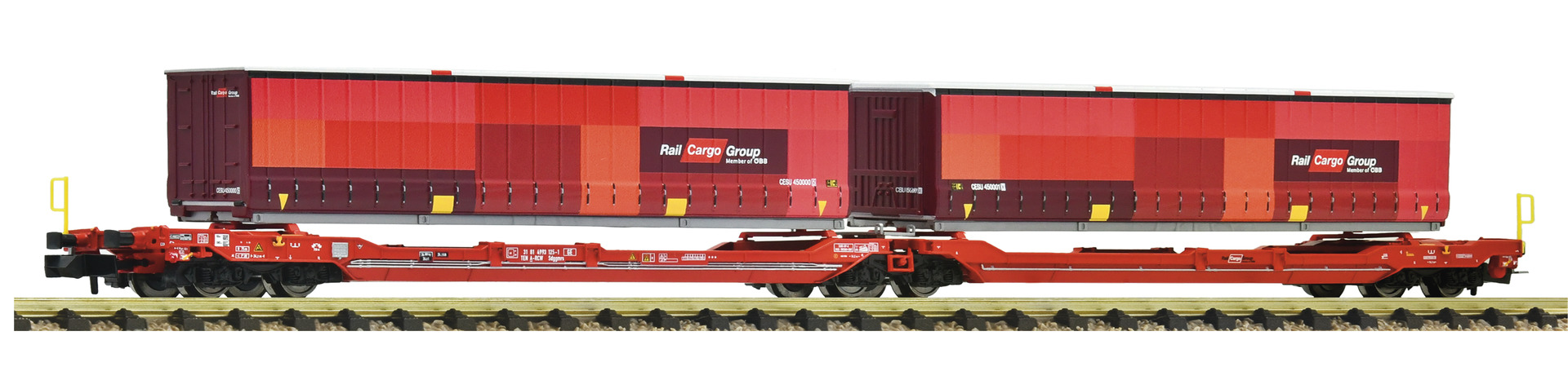Fleischmann 6660133 Doppeltaschen-Gelenkwagen T3000e