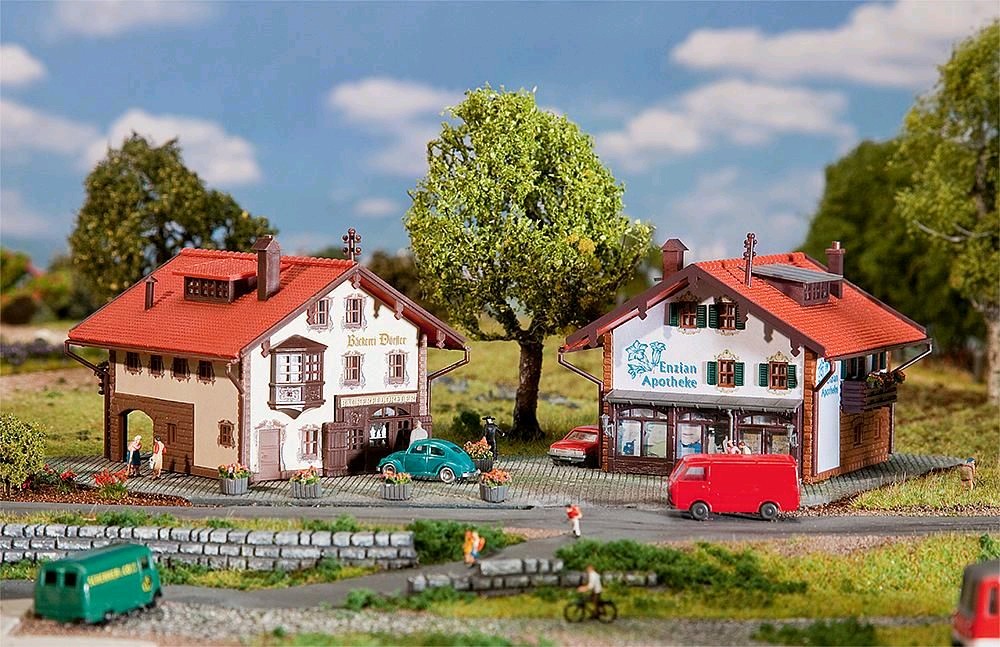 Faller 232245 Apotheke und Bäckerei 1:160 Spur N Neu OVP