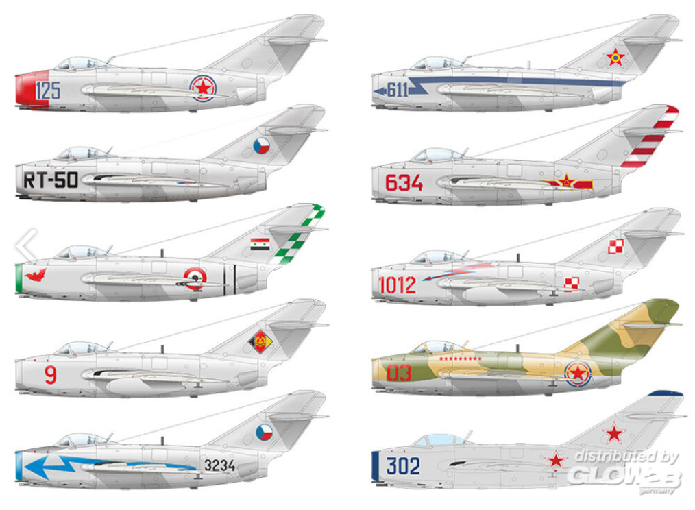 Eduard Plastic Kits R0026 MiG-15 ROYAL CLASS in 1:48