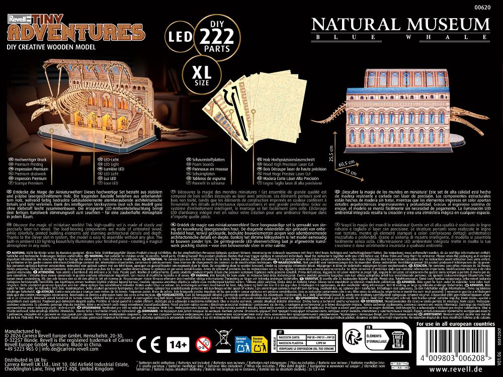 Revell 00620 Tiny Adventures - Natural Museum "Blue Whale" NEU
