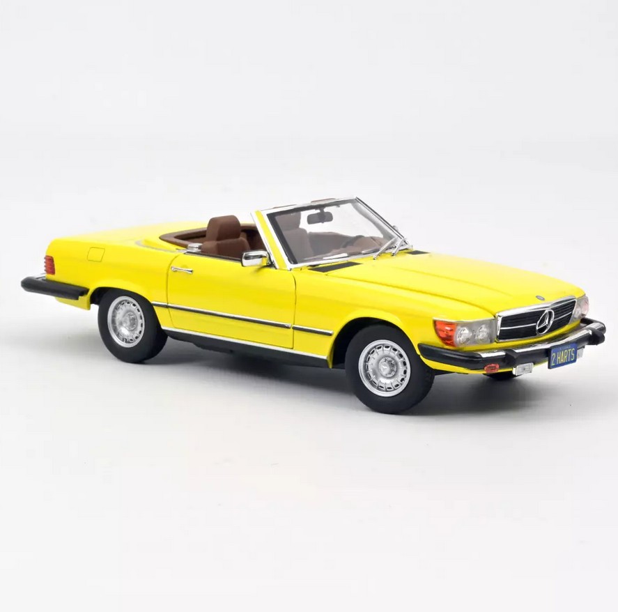 Norev 183727 Mercedes-Benz 450 SL (US version) 1979 Yellow 1:18