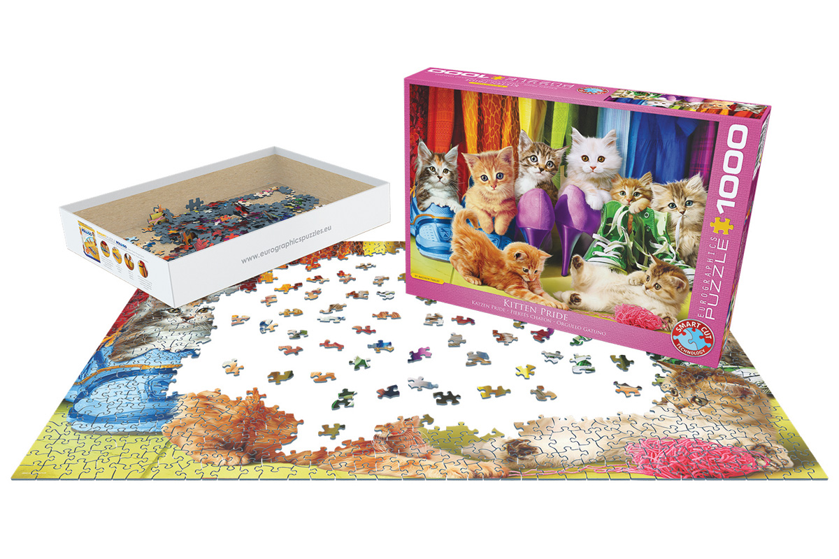EUROGRAPHICS 6000-5543 Katzen Pride 1000 Teile Puzzle Neu OVP