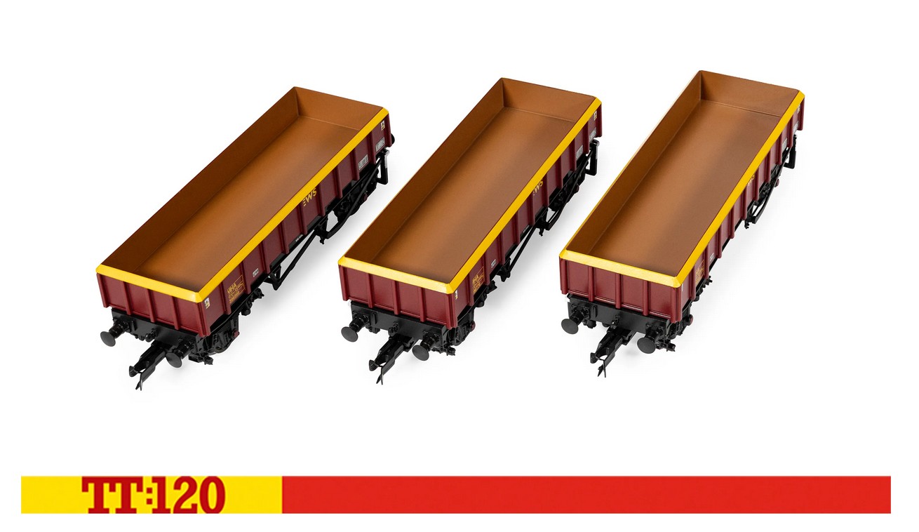 Hornby TT6051 EWS (MHA) 'Coalfish' - Ballast Wagon - Triple pack Spur TT