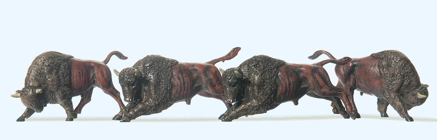 Preiser 20391 Büffel 1:87 Spur H0 Neu OVP Tiere