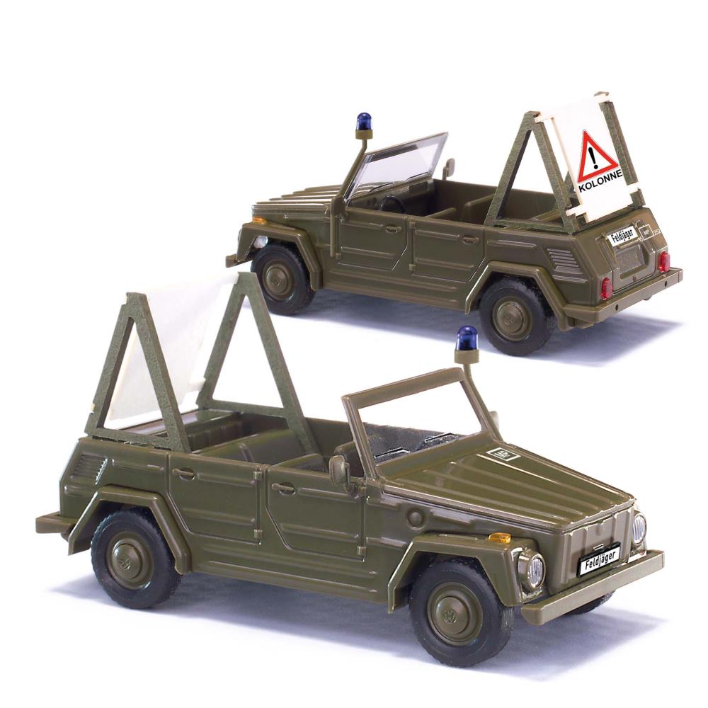 Busch 52725 VW 181 Kurierwagen BW Feldjäger 1:87 Spur H0 Neu