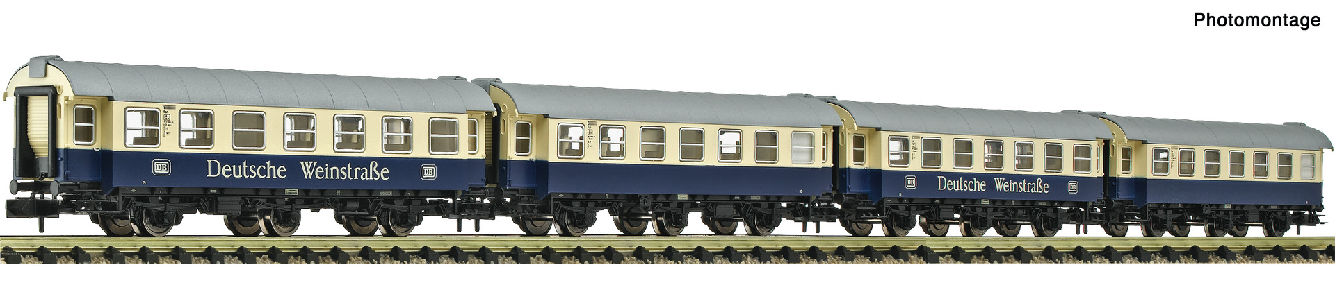 Fleischmann 6260098 4-tlg. Set: Personenwagen „Deutsche Weinstraße“