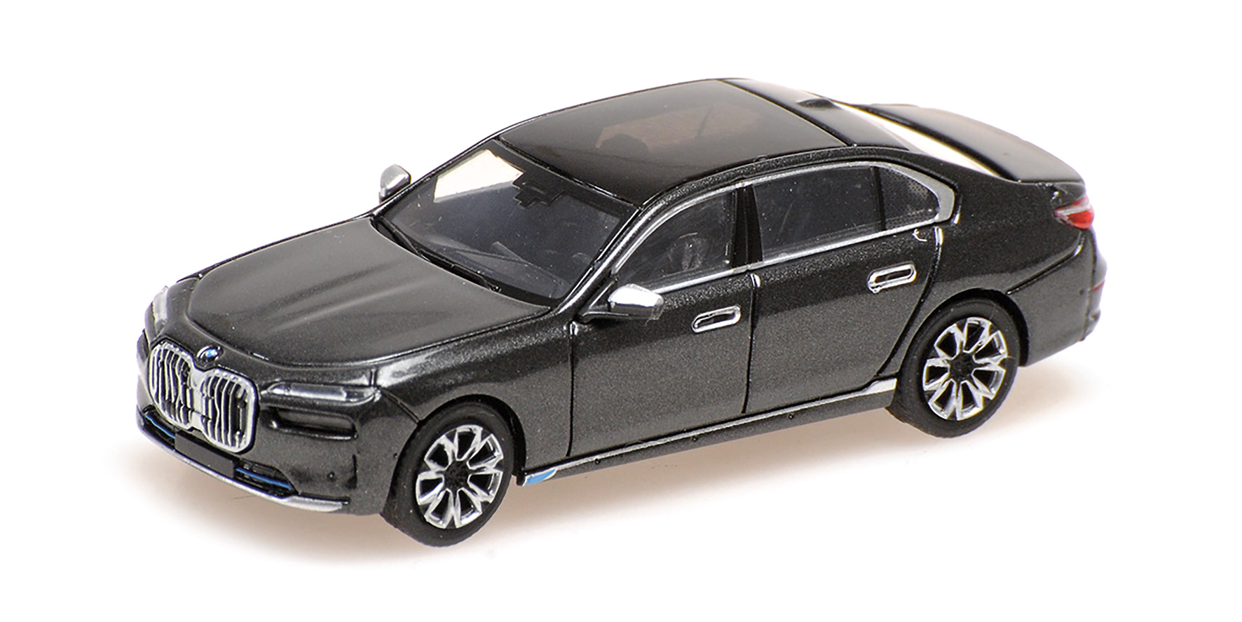 Minichamps 870024500 BMW I7 2023 GREY METALLIC 1:87 Spur H0 NEU OVP