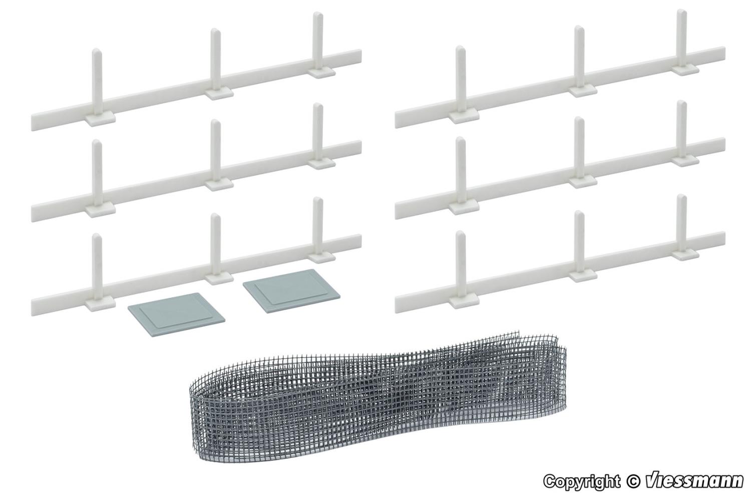 Vollmer 45009 Fabrikzaun-Set 1:87 Spur H0 Neu OVP