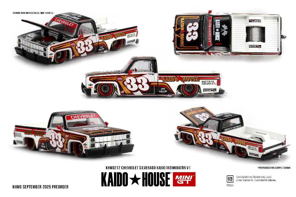 Kaido House KHMG212 1:64 CHEVROLET SILVERADO KAIDO INTIMIDATOR V1 1980