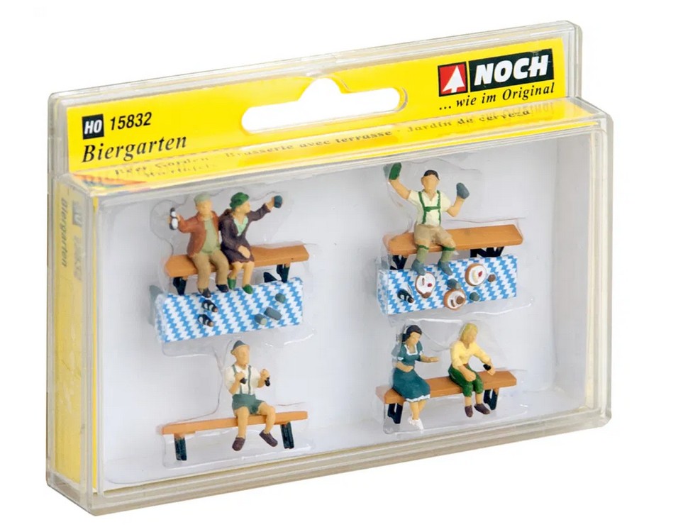 Noch 15832 Biergarten 1:87 Spur H0 NEU OVP Figuren