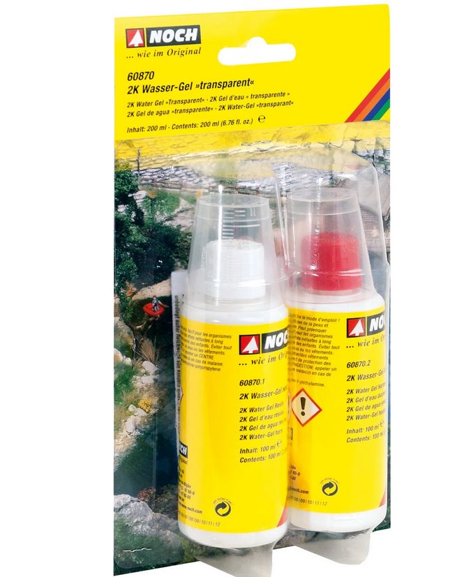 Noch 60870 2K Wasser-Gel transparent für alle Spurgrößen Neu OVP