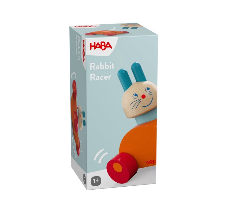 HABA 2012240001 Entdeckerfahrzeug Hasen-Flitzer 2 Holzteile NEU OVP