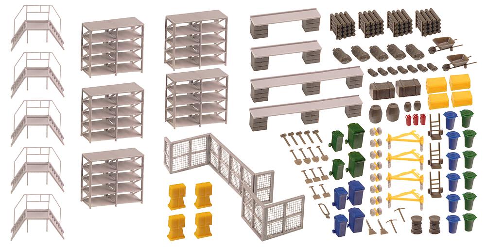 Faller 144111 Hangar mit Hubschrauber 1:87 Spur H0 Bausatz Neu