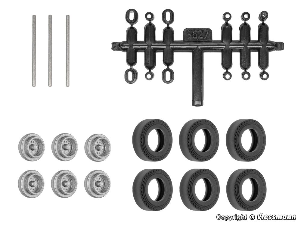 Viessmann 8438 H0 Nachrüst-Set, Einfachber.