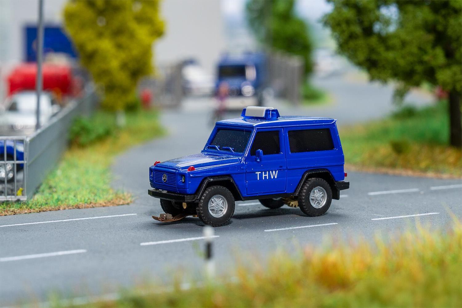 Faller 161447 SUV MB G-Klasse THW (HERPA) 1:87 Spur H0 Neu OVP
