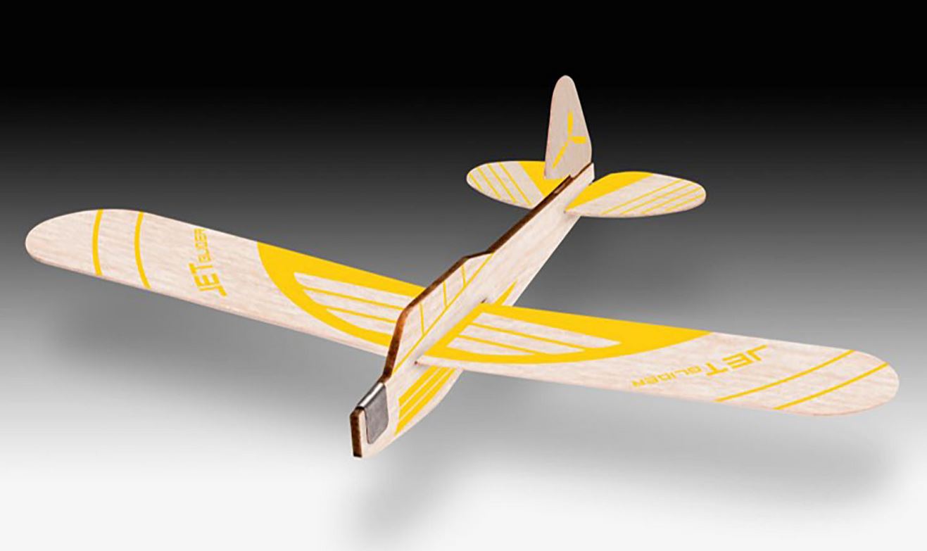 Revell 24329 Flying Action BalsaBird Hand-Launch Glider Yellow Bausatz