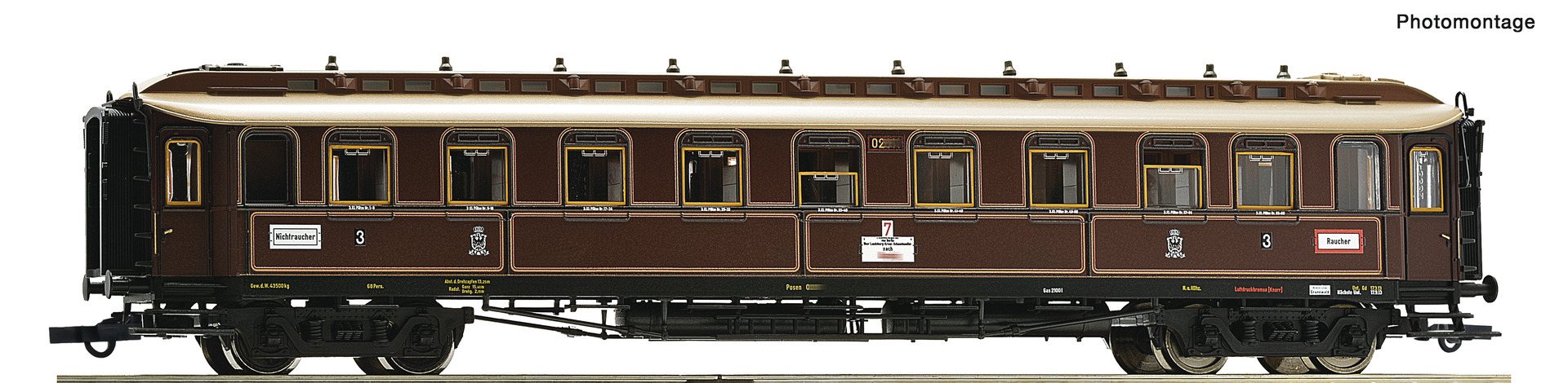 Roco 6200238 Schnellzugwagen 3. Klasse