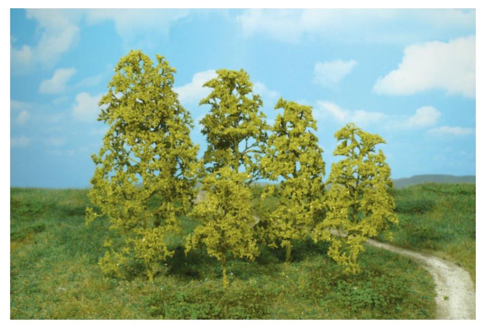 Heki 1640 12 Naturbäume hellgrün Neu OVP