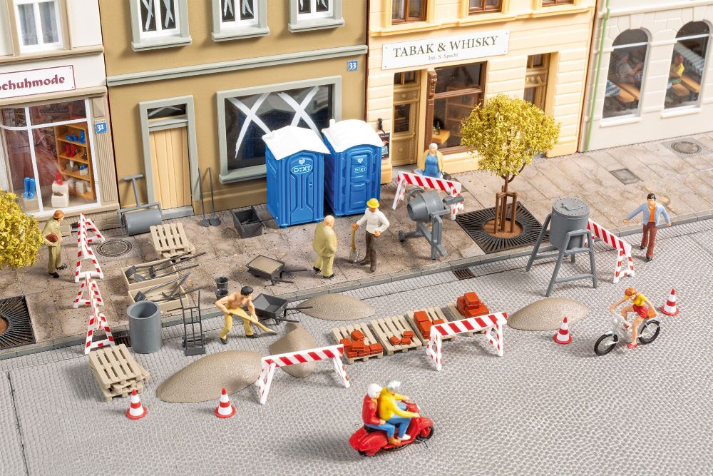 Auhagen 41694 Baustellen-Set 1:87/1:120 Spur H0/TT Bausatz NEU