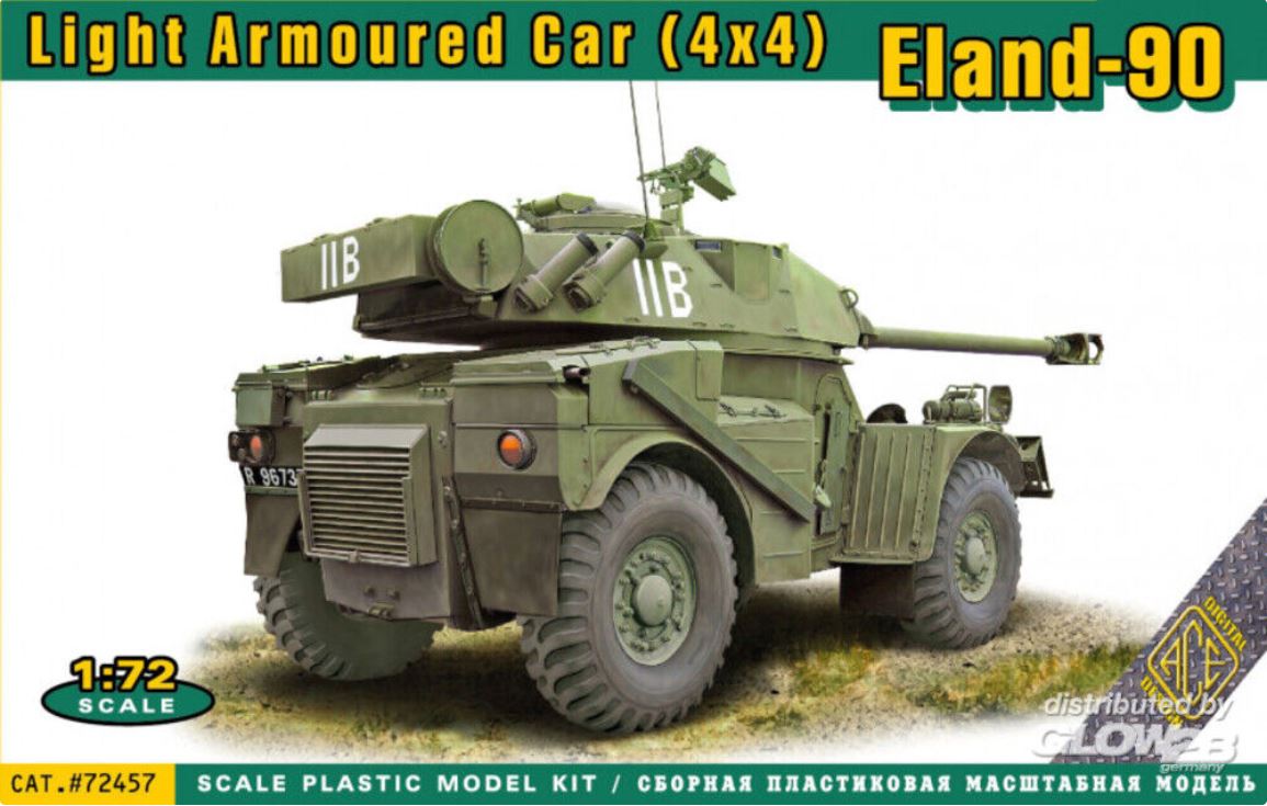 ACE 72457 Eland-90 Light Armoured Car (4x4) 1:72 Bausatz Neu