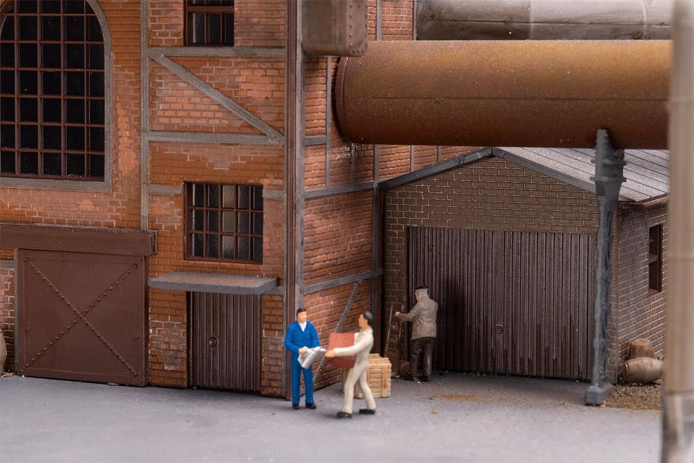 Faller 130024 Gebläsehalle mit Rohrleitungen 1:87 Spur H0 Bausatz