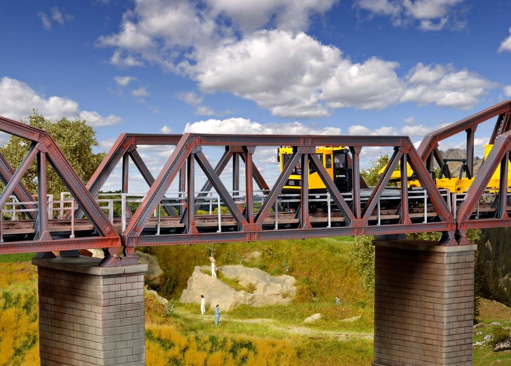Kibri 39701 H0 Stahl-Vorflutbrücke, eingleisig