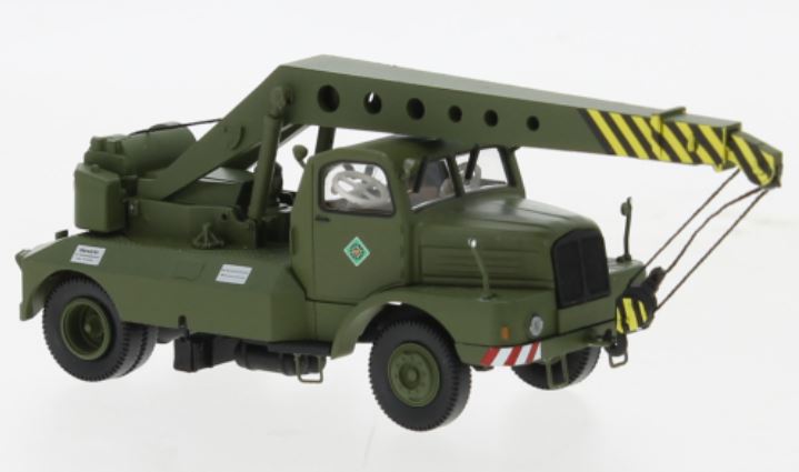 Brekina 60007 ADK 6.3 Kran Volkspolizei 1:87 Spur H0 Fertigmodell Neu