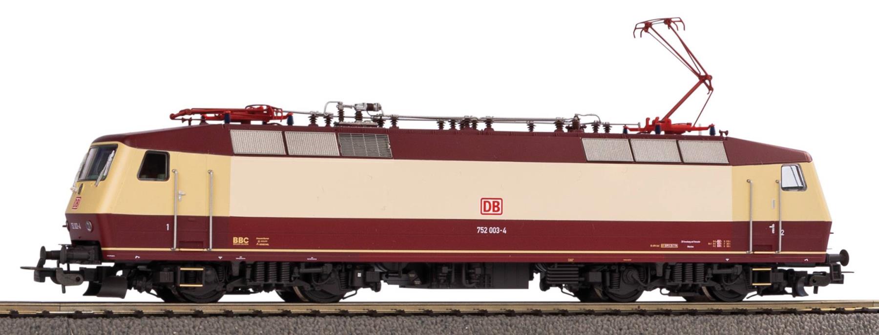 Piko 51907 Sound-E-Lok BR 752 mit Latz DB IV - Spur H0 - DC - Neu