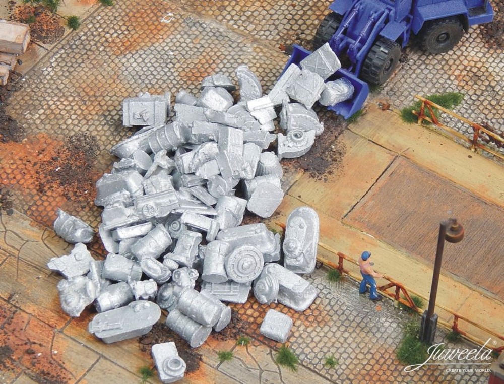 Juweela 28185 Metallschrott Alu, 60g (Miniatur)