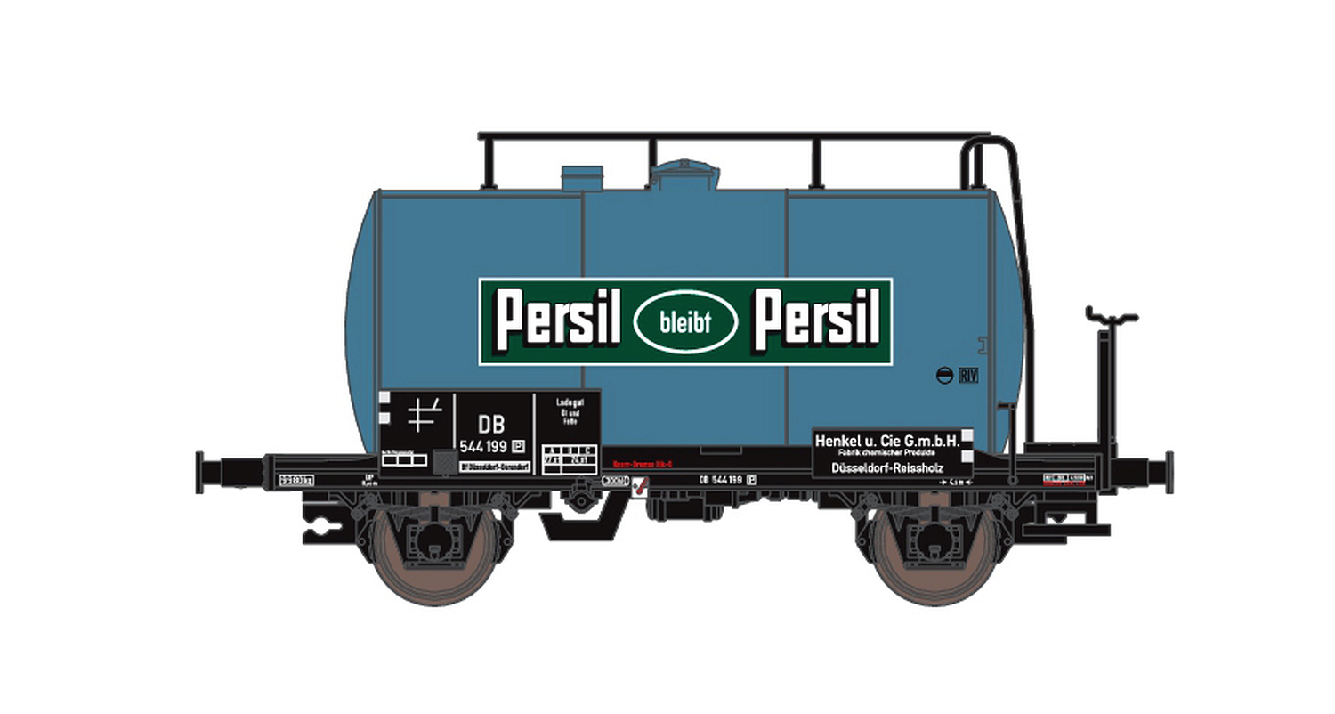 Hobbytrain H24803 Leichtbau-Kesselwagen DB/Persil, Ep.III Spur N