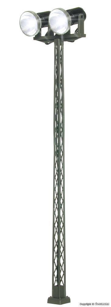 Viessmann 6332 Flutlichtstrahler doppelt 2 LEDs weiß 1:87 Spur H0 Neu