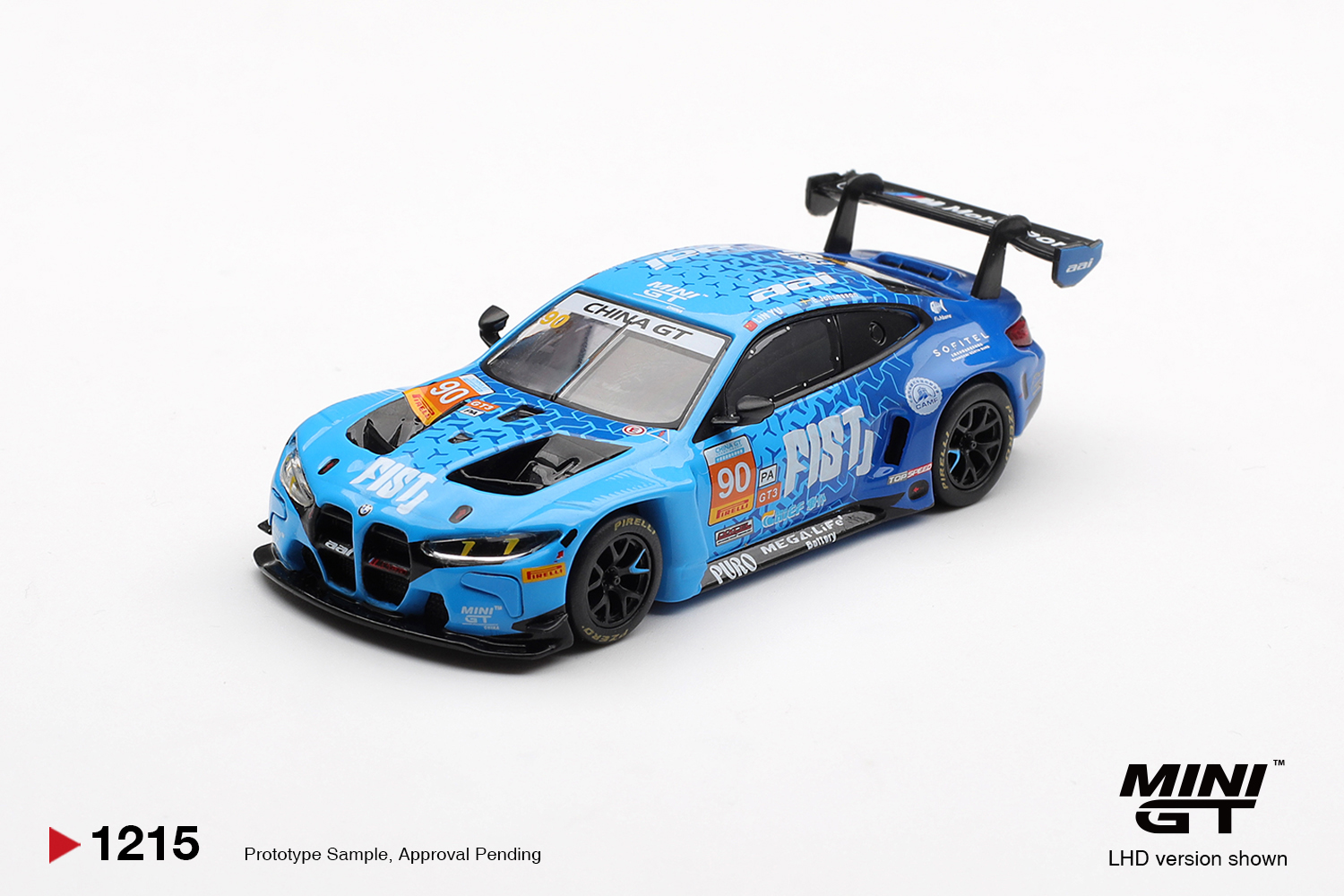 Mini GT 1215 BMW M4 (G82) GT3 EVO #90 FIST Team AAI 2025 1:64