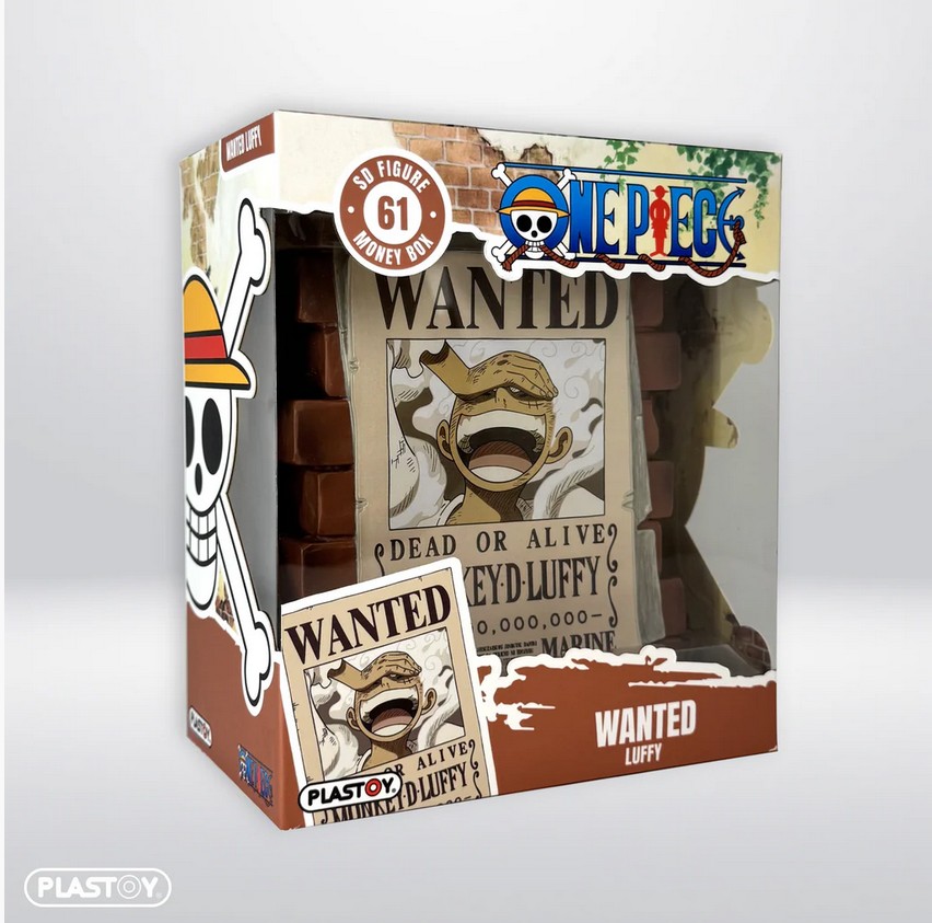 Plastoy 80275 One Piece Wanted Luffy 15 cm NEU OVP Spardose