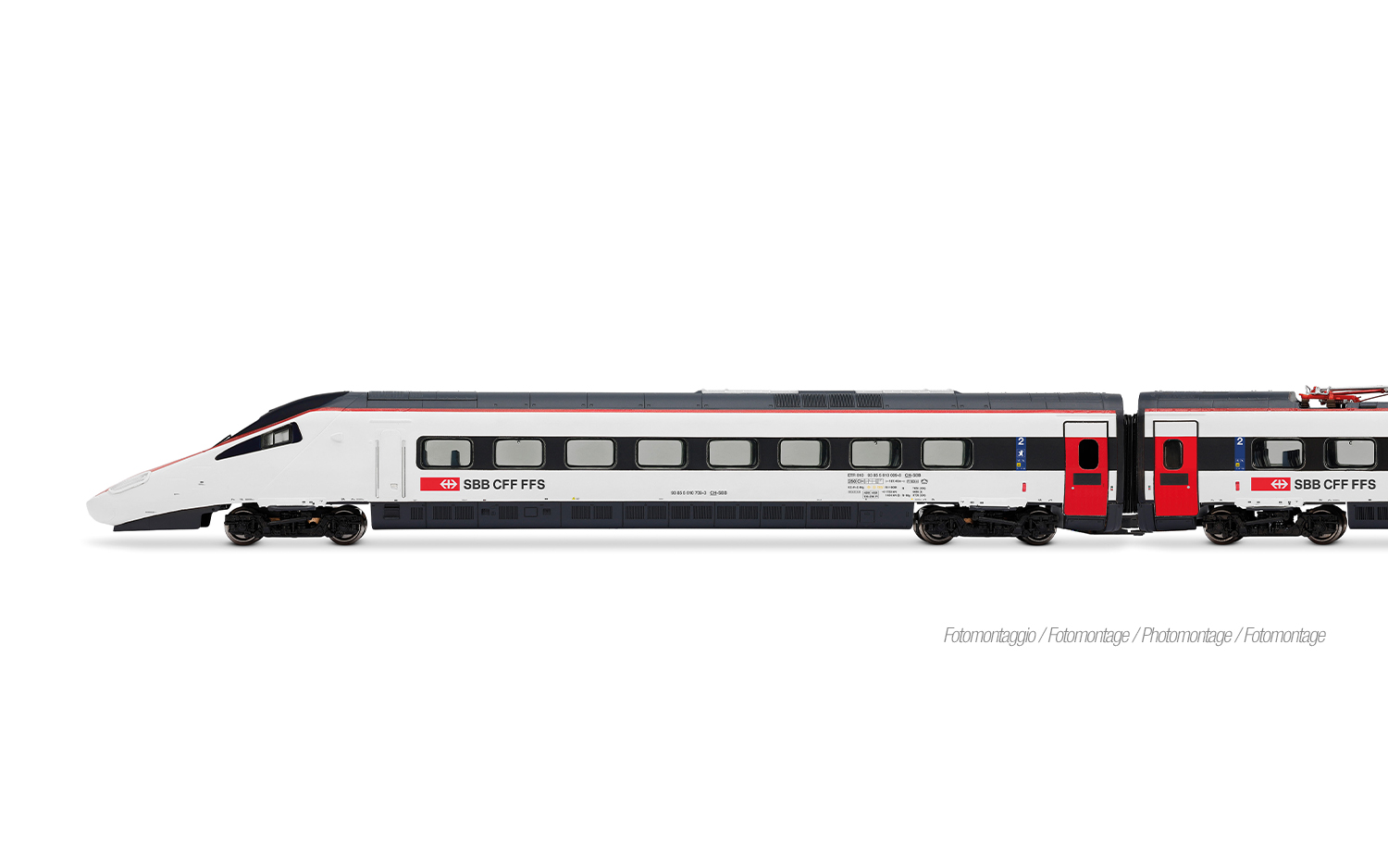 Lima HL1683 SBB, 4-tlg. Grundset des Hochgeschwindigkeitszug ETR 610, 1.