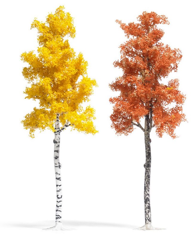 Busch 6794 Herbstplatane + Herbstbirke