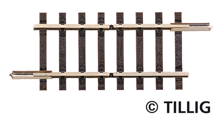 Tillig 83150 Trenngleis 41,5 mm beidseitig getrennt 1:120 Spur TT