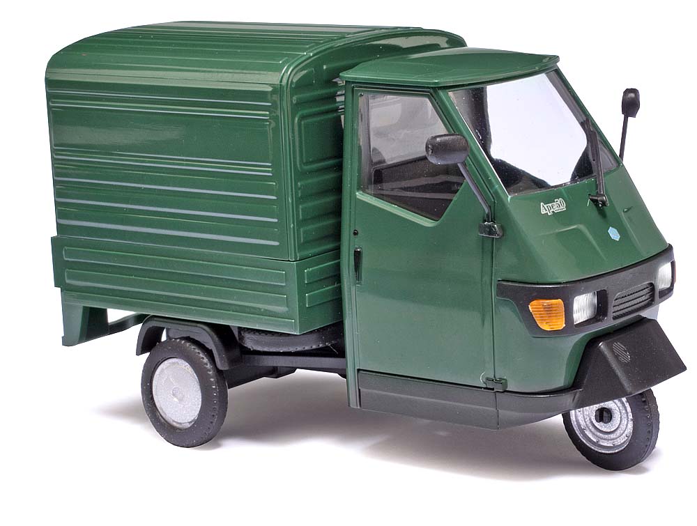 Busch 60051 Piaggio Ape 50 Grün 1:43 Spur 0 Standmodell Neu OVP
