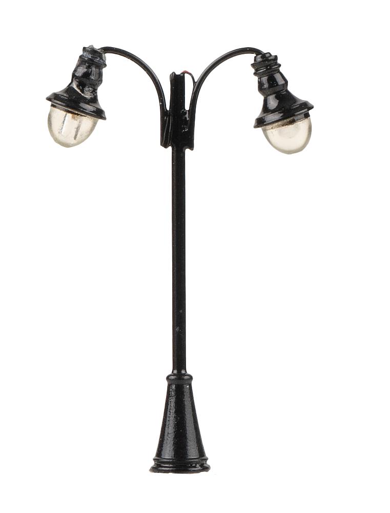 Faller 272126 LED-Laterne, Bogenleuchten, 3 Stück - 1:160 Spur N - Neu
