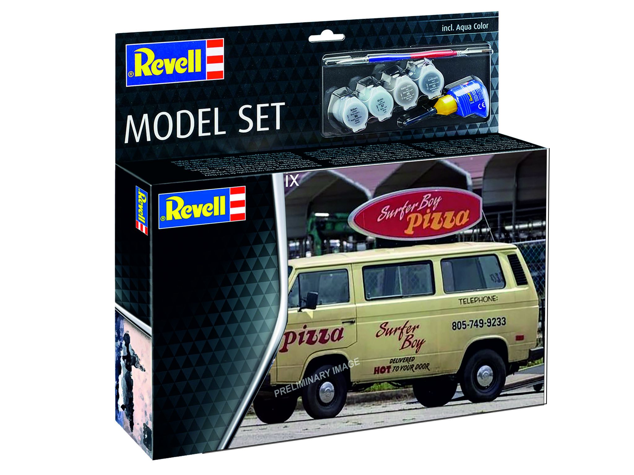 Revell 67725 Model Set StrangerThings Argyle's VW T3 SurferBoy 1:25