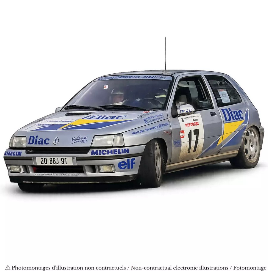 Norev 185274 Renault Clio Williams Tour de Corse 1993 #17 Ragnotti 1:18