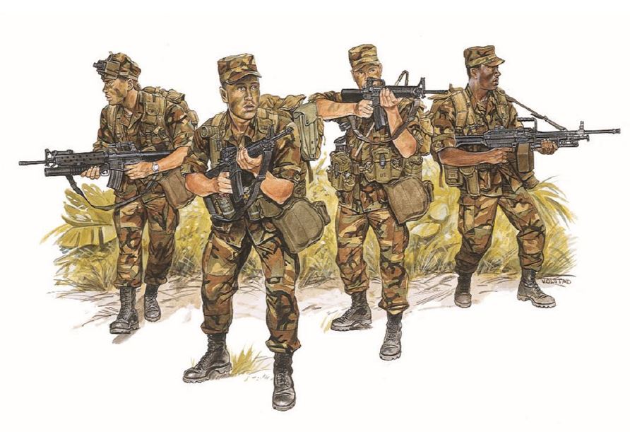 Dragon 3004 U.S. Rangers 1:35 Plastikmodellbausatz Neu OVP