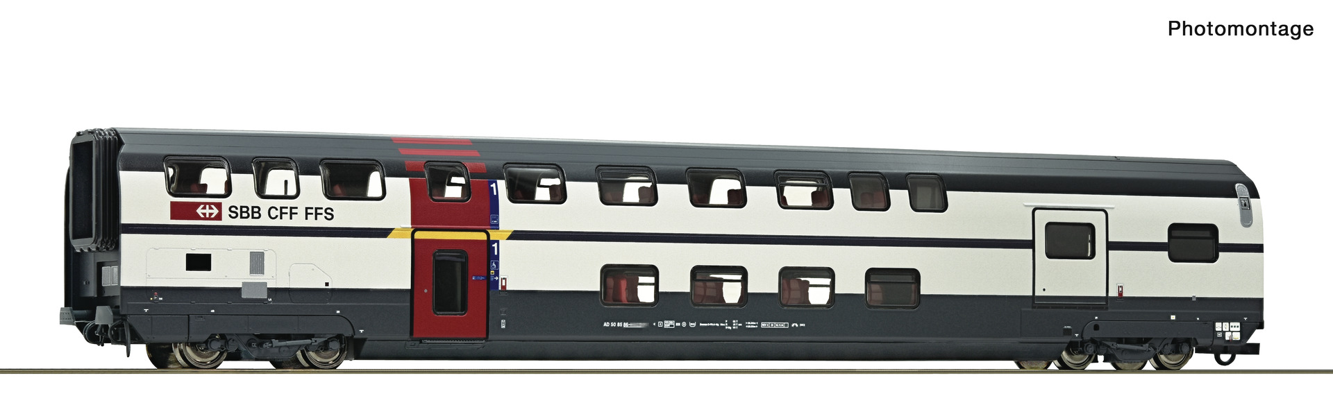 Roco 6200214 Doppelstockwagen 1. Klasse mit Gepäckabteil