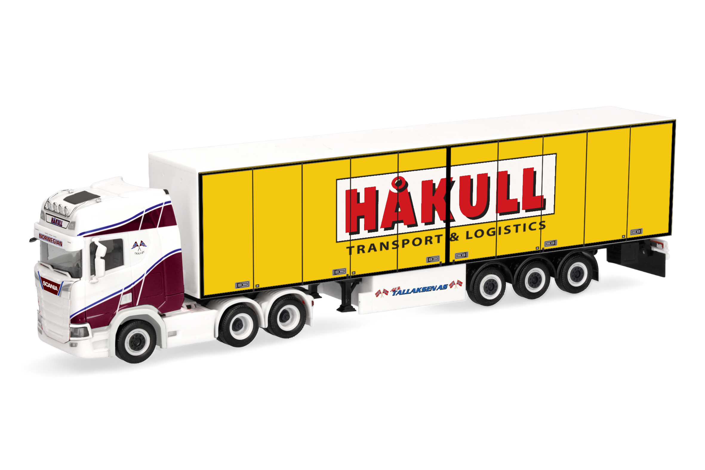 Herpa 322096 Scania CR 20 HD 6x4 KoSz Hakul