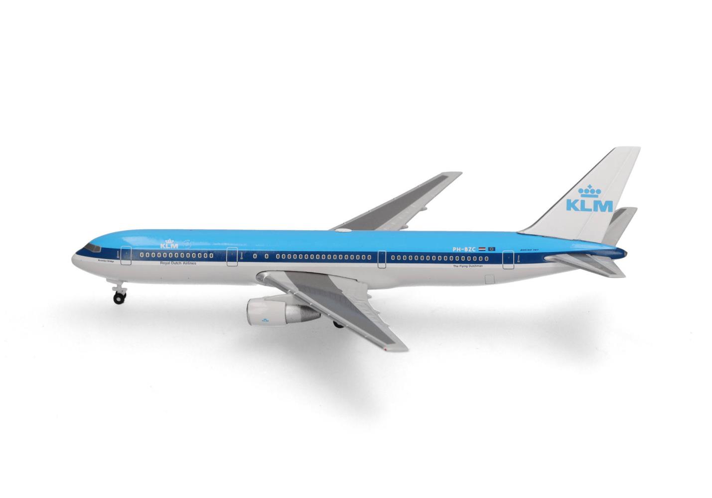 Herpa 537759 KLM Boeing 767-300 PH-BZC Brooklyn Bridge 1:500