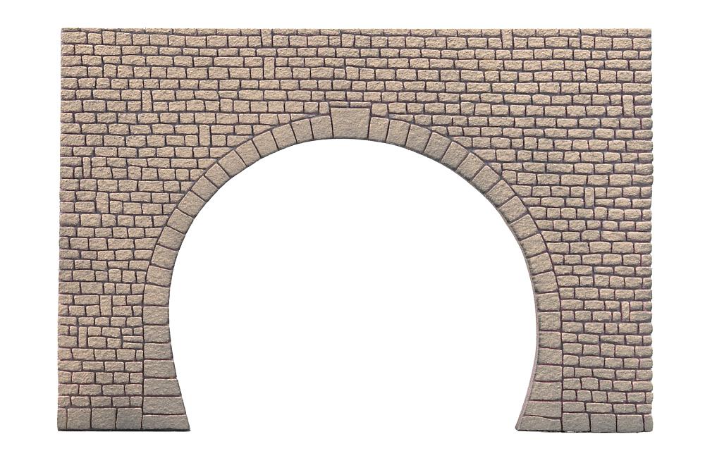 Faller 170866 Dekorplatte Tunnelportal, 2-gleisig Spur H0