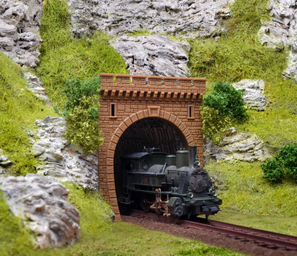 Vollmer 47811 N Tunnelportal, eingleisig, 2 Stück