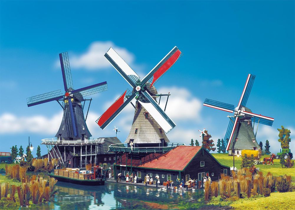 Faller 191832 Windmühle De Kat 1:87 Spur H0 Bausatz Neu OVP