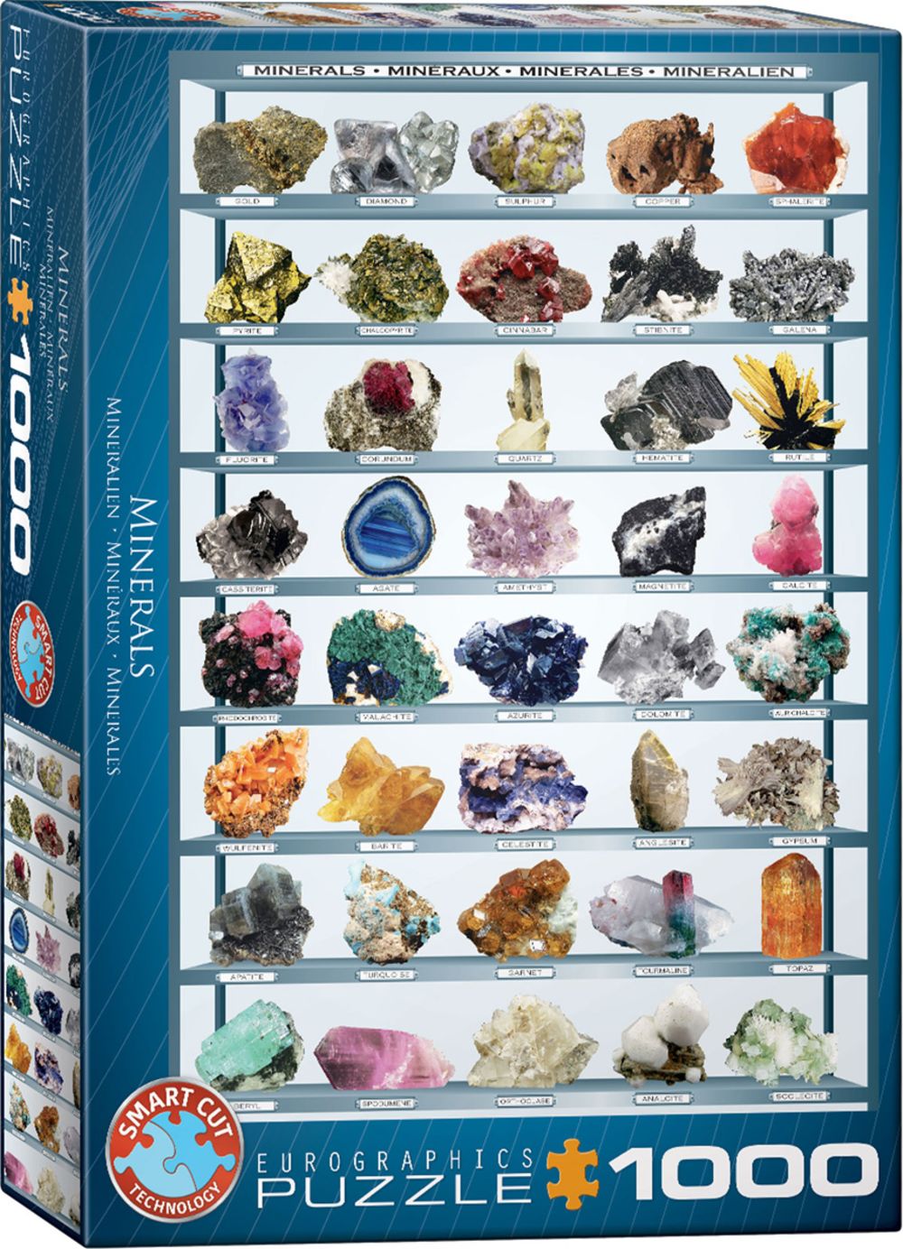 EUROGRAPHICS 6000-2008 Mineralien 1000 Teile Puzzle NEU OVP