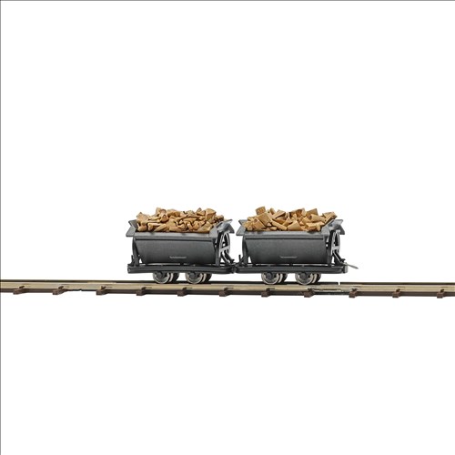 Busch 12262 Zwei Loren mit Spaltholz 1:87 Spur H0f Neu OVP